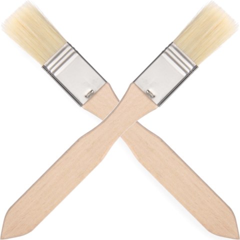 Pędzelek cukierniczy do smarowanai płaski 20x210mm ZESTAW 2szt. - HENDI 515228