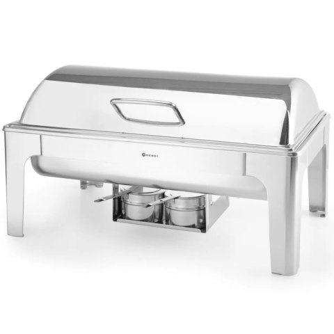 Podgrzewacz do potraw na pastę świeczki stal polerowana GN 1/1