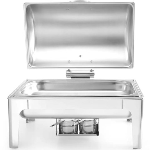 Podgrzewacz do potraw na pastę świeczki stal polerowana GN 1/1