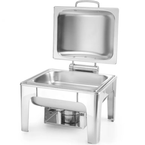 Podgrzewacz do potraw na pastę świeczki stal satynowana GN 1/2