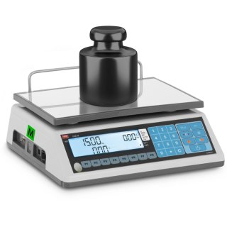 Waga sklepowa handlowa 15 kg / 5 g LCD M LEGALIZACJA