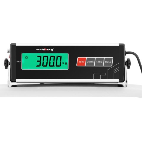 Waga platformowa magazynowa 100 x 95 cm LCD RS232 300 kg / 100 g