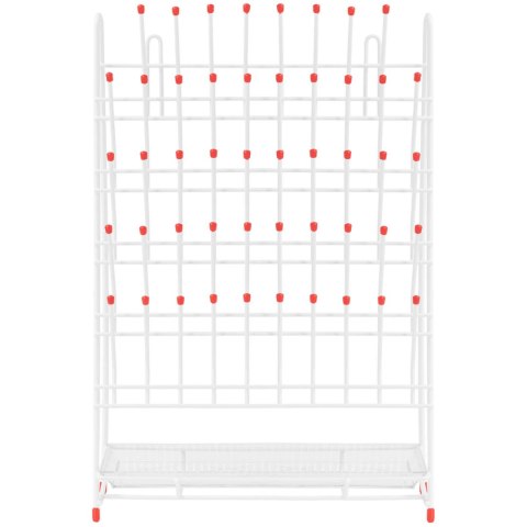 Suszarka stojak laboratoryjny do probówek z tacką ociekową na 48 probówek