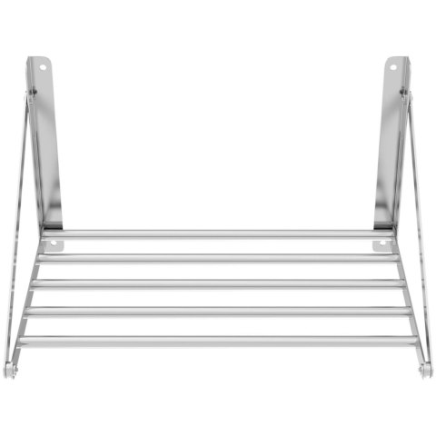 Półka ścienna składana ze stali nierdzewnej do 40 kg 60 x 45 cm