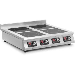 Kuchnia indukcyjna 4 palnikowa nablatowa timer 400 V 4 x 3500 W