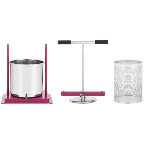 Prasa wyciskarka do owoców wina soku ręczna 12 l + 5 worków