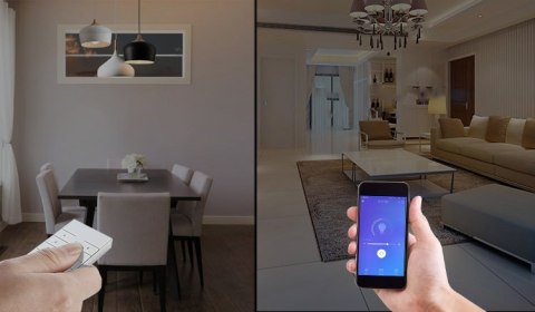 D1 inteligentny ściemniacz światła RF 433 MHz czarny