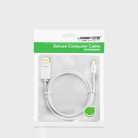 Kabel przewód Mini DisplayPort - DisplayPort 2K 4K 1.5m czarny