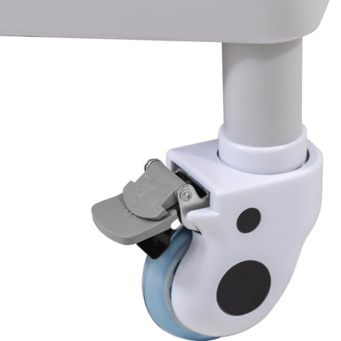 Wózek laboratoryjny zabiegowy kosmetyczny 2 szuflady 3 półki 70 x 64 x 99 cm