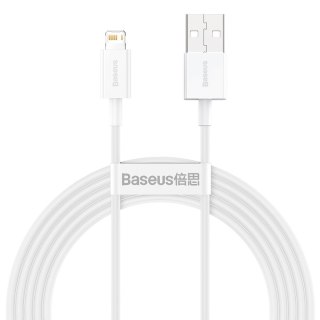 Superior kabel przewód USB Iphone Lightning 2.4A 2m Biały