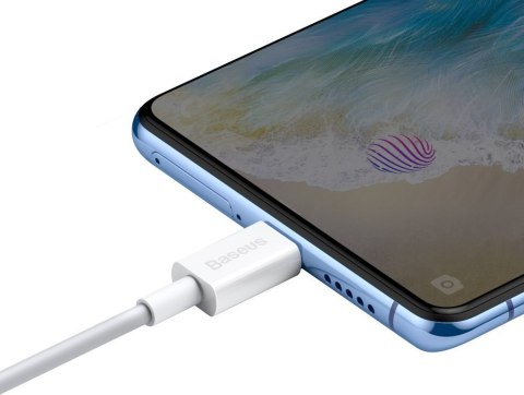 Superior kabel przewód USB microUSB do szybkiego ładowania 2A 1m biały