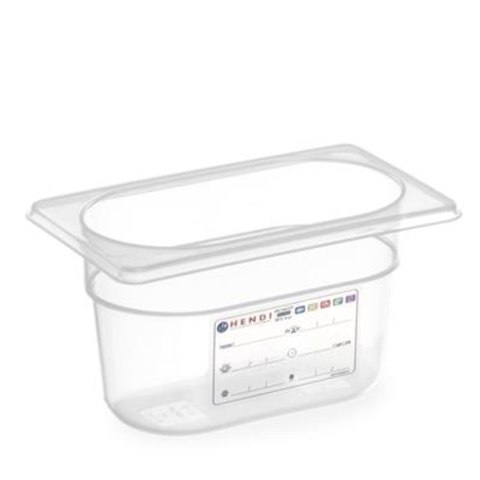 Pojemnik z polipropylenu GN 1/9 wys. 100 mm - Hendi 880555