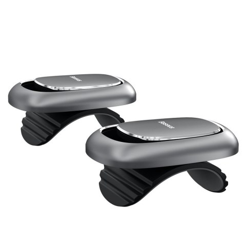 Samoprzylepny uchwyt wieszak do samochodu auta domu na ścianę szary - ZESTAW 2szt