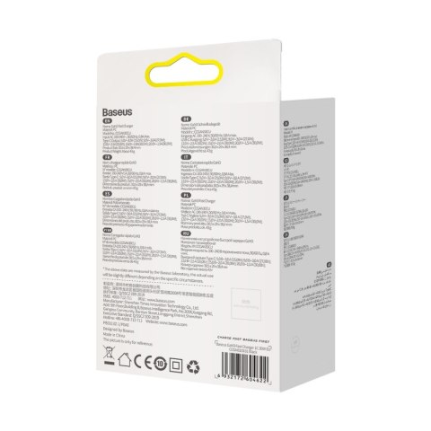 GaN3 szybka ładowarka sieciowa do telefonu tabletu 30W czarny