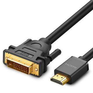 Kabel przewód przejściówka adapter DVI - HDMI FHD 60Hz 1.5m czarny