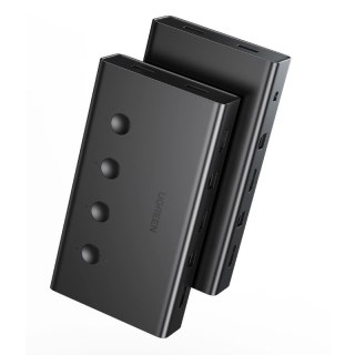 Przełącznik KVM Keyboard Video Mouse 4x HDMI 4x USB 4x USB-B czarny