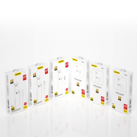 Słuchawki douszne do iPhone z wtyczką Lightning X14PROL-W1 biały