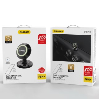 Uchwyt samochodowy na telefon F6H+ magnetyczny na deskę czarny