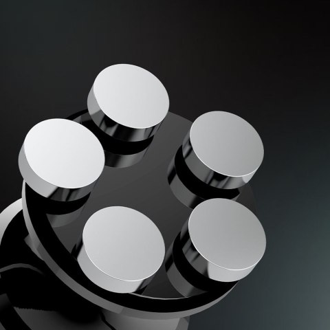 Uchwyt samochodowy na telefon F6H+ magnetyczny na deskę czarny