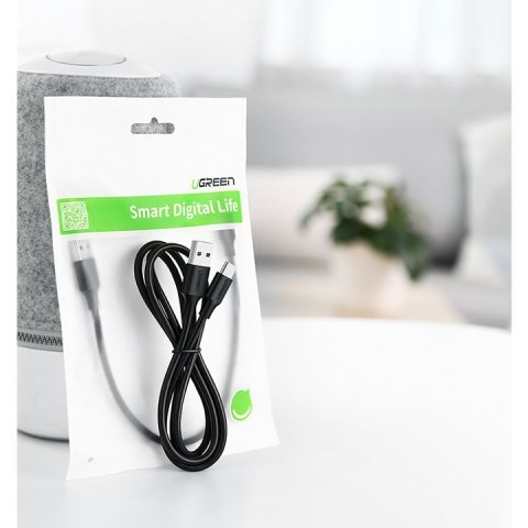 Kabel przewód USB - USB-C 2A 0.5m czarny