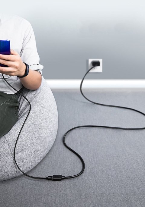 Przedłużacz do kabla przewodu USB 3.0 1.5m czarny