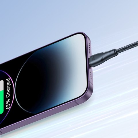 Przewód kabel iPhone Surpass Series USB-C - Lightning 20W 1.2m czarny