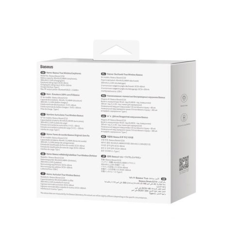 Słuchawki bezprzewodowe TWS Bluetooth 5.3 Bowie EZ10 czarne