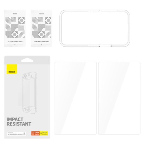 Szkło hartowane na ekran do Nintendo Switch OLED 2021 Crystal ZESTAW 2szt.