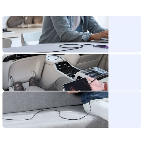 Kabel przewód do iPhone Pioneer Series USB-C - Lightning 30W 1.2m czarny