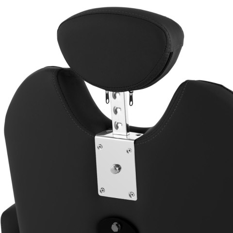 Profesjonalny fotel fryzjerski kosmetyczny obrotowy LIVORNO Physa czarny