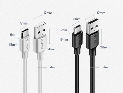 Wytrzymały kabel przewód USB - USB-C 480 Mbps 3A 1.5m czarny