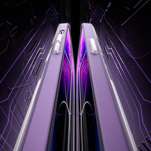 Magnetyczne etui iPhone 14 Pro Max MagSafe PQY Geek Series srebrne