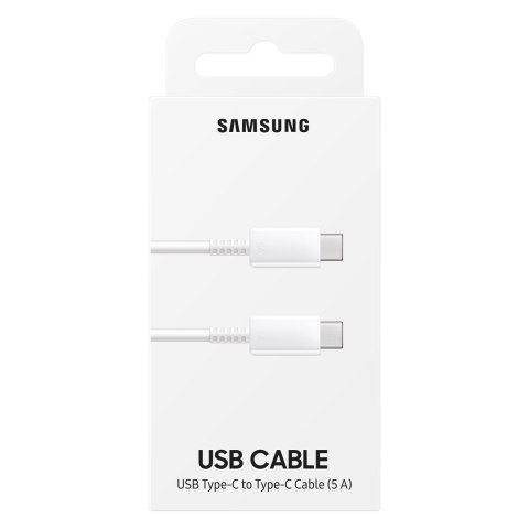 Kabel przewód Samsung USB-C 480Mb/s 5A 1m biały