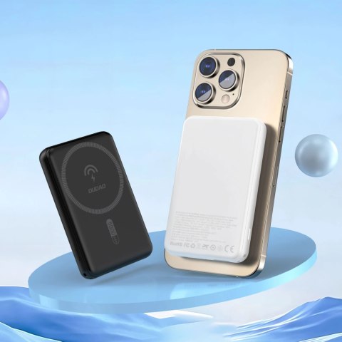 Powerbank 5000mAh magnetyczny z ładowarką indukcyjną MagSafe czarny