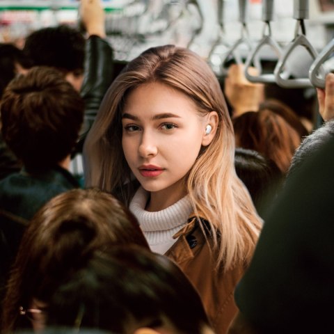 Słuchawki bezprzewodowe TWS Bluetooth 5.0 Encok WM01 Plus białe