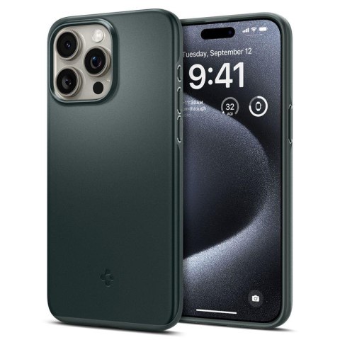 Etui ochronne do iPhone 15 Pro Thin Fit zielone
