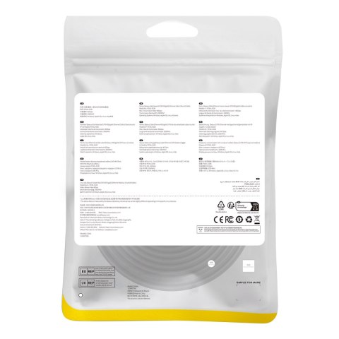 Kabel sieciowy LAN RJ45 Ethernet High Speed Cat.8 40Gbps 15m czarny