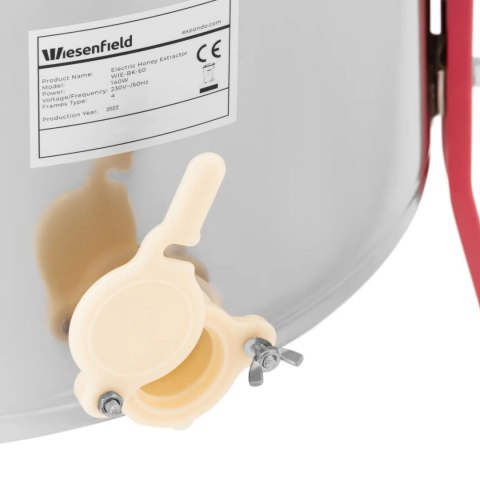 Miodarka wirówka do miodu elektryczna 4 ramkowa ze stali nierdzewnej