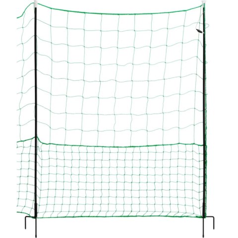 Siatka zagroda ogrodzenie ochronne hodowlane dla kur drobiu 1.25 x 15 m