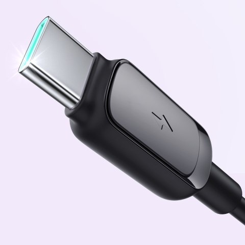 Kabel przewód USB - USB-C 3A 1.2m czarny