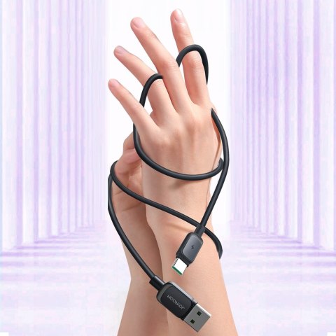 Kabel przewód USB - USB-C 3A 1.2m czarny