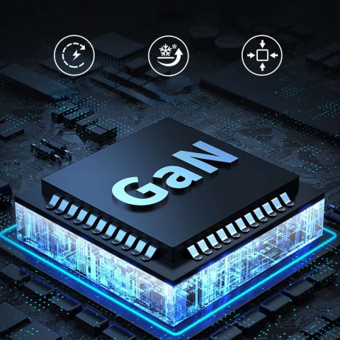 Mocna ładowarka sieciowa GaN 100W 2x USB-A 2x USB-C biała