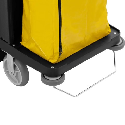 Wózek hotelowy serwisowy do sprzątania na klucz 2 worki 162 x 60 x 127 cm