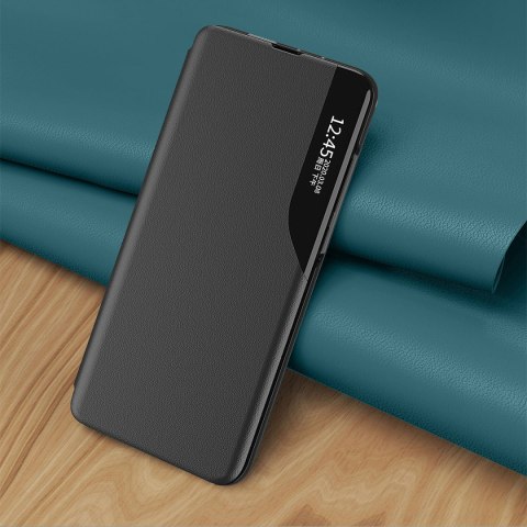 Etui pokrowiec do Samsung S24 Ultra z klapką i podstawką Eco Leather View Case czarne