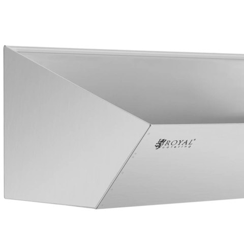 Wanna pojemnik blacha na frytki ze stali nierdzewnej 120 x 30 cm