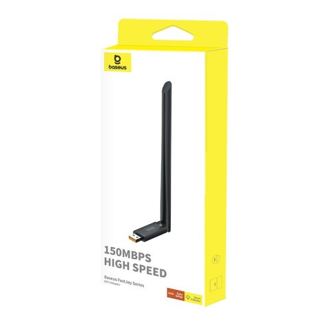 Zewnętrzna karta sieciowa USB WiFi 2.4GHz 150Mb/s z anteną 6dBi czarna