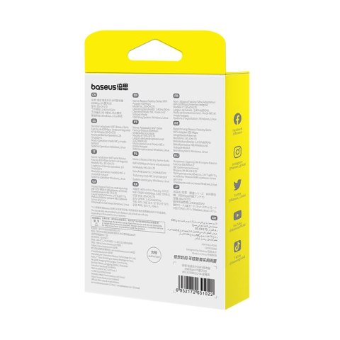 Zewnętrzna karta sieciowa USB WiFi 2.4GHz 5GHz 650Mb/s czarna