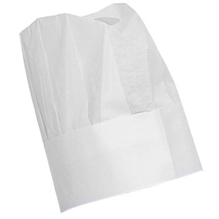 Czapka kucharska perforowana zestaw 10szt. - Hendi 560044