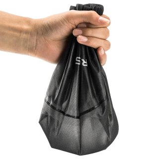 Pokrowiec przeciwdeszczowy na kask rowerowy czarny