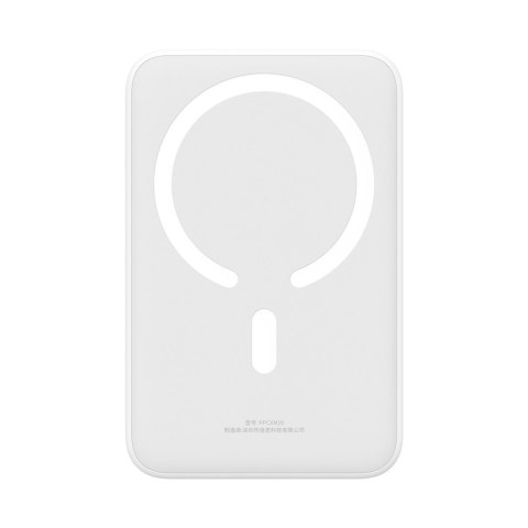 Powerbank Magnetic Mini 20000 mAh 20W + kabel USB-C biały